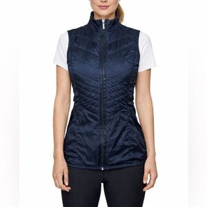J.Lindeberg Navy Quilted Vest